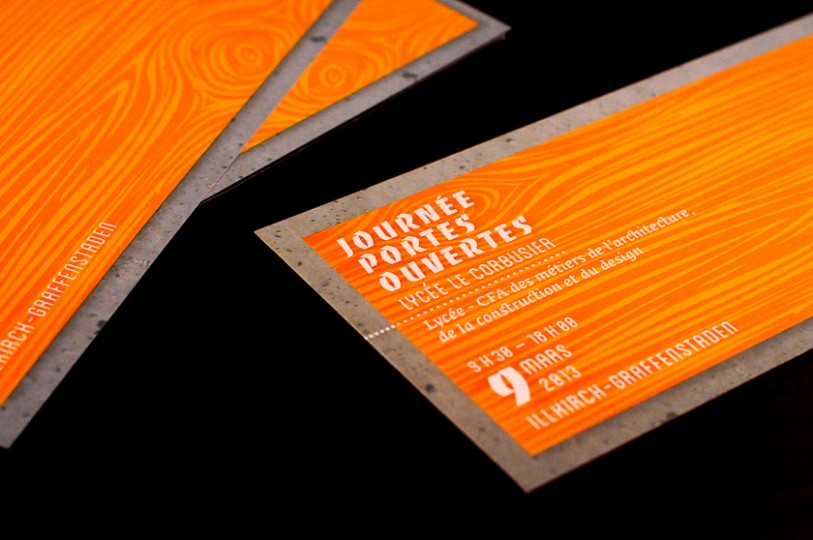 Affiches cartons d'invitations journées portes ouvertes